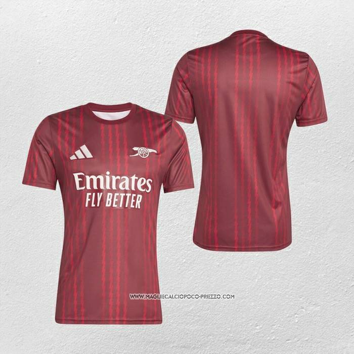 Maglia Prematch Arsenal 25/26 Rosso